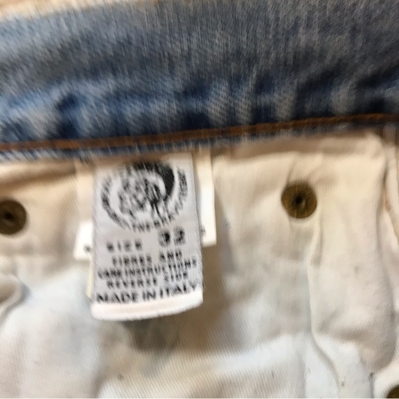 Diesel Industry blue cotton straight jeans 32 x 28 - Picture 4 of 7